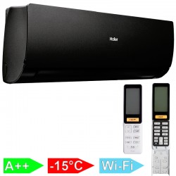 Внутрішній настінний блок Haier Super Match Flexis Inverter WI-FI Black Matt AS71S2SF1FA-BH1