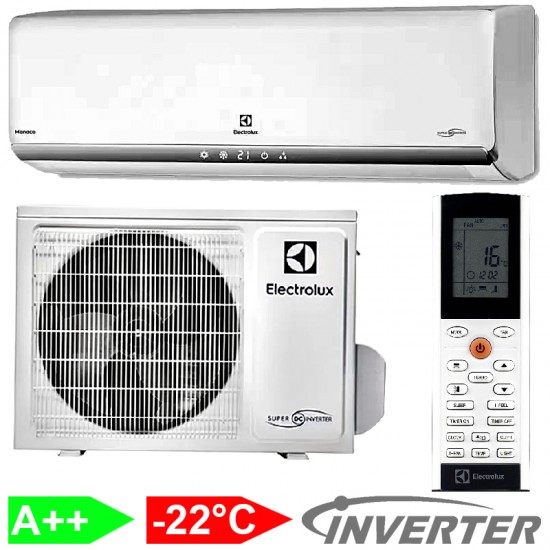Кондиціонер спліт-система ELECTROLUX Monaco Super DC Іnverter Wi-Fi Ready EACS/I-12HM/N8_22Y EU