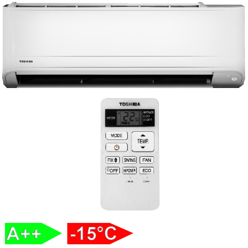 Внутрішній настінний блок мультиспліт системи Toshiba Multi Seiya R32 RAS-B16J2KVG-E