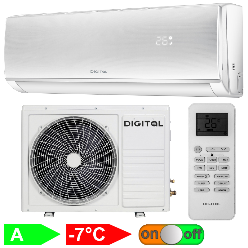 Кондиціонер спліт-система Digital Optima DAC-18T7 (Wi-Fi ready)