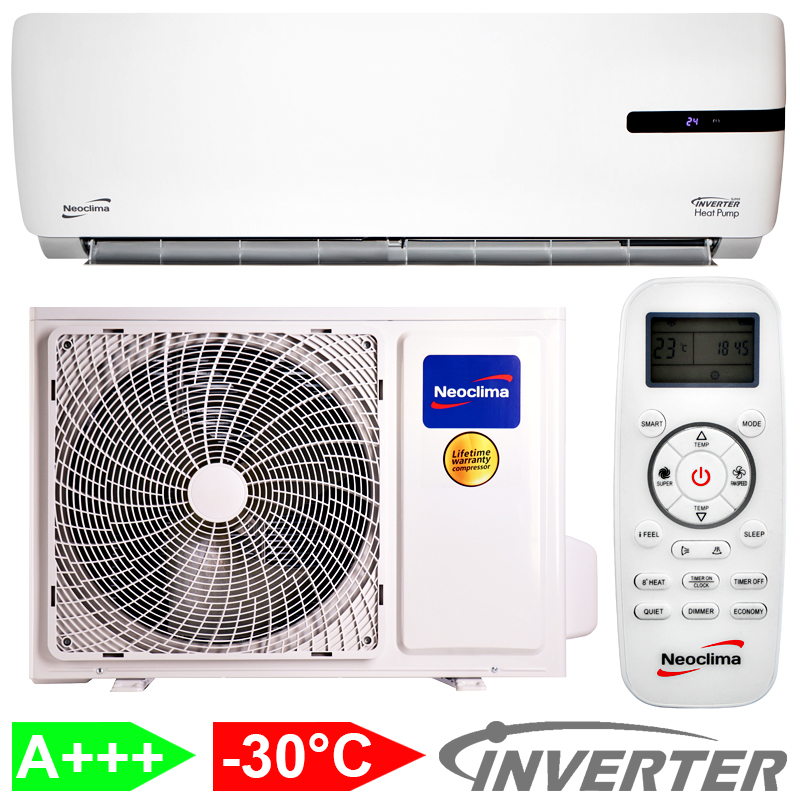 Кондиціонер спліт-система Neoclima Alaska 3.2 NS/NU-18EHTIw2